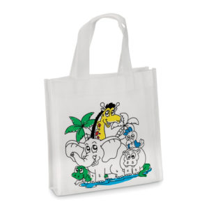 torba dziecięca kolorowanka z logo asr59
