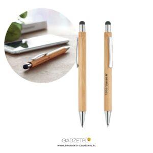 długopis bambusowy z rysikiem dek11